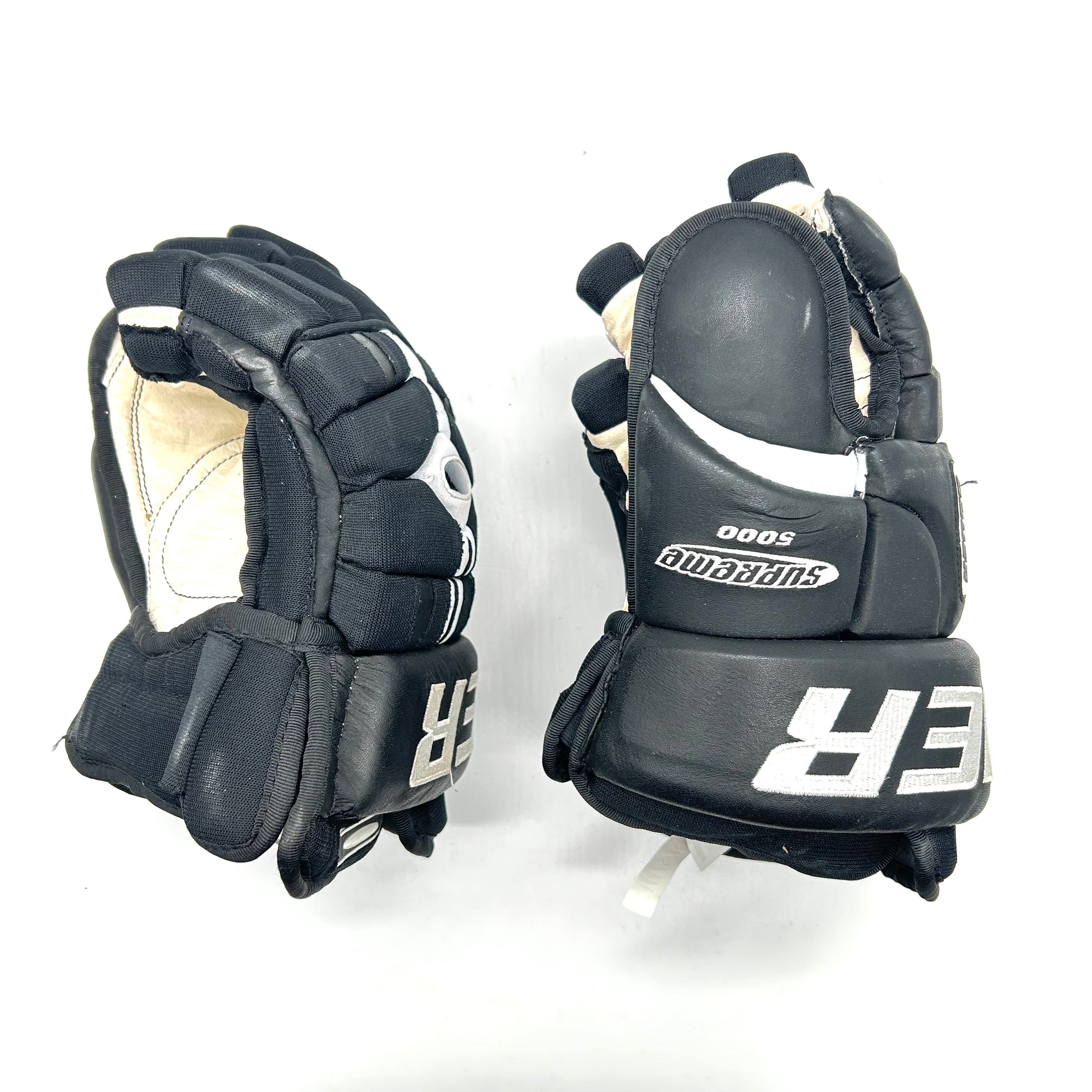 Bauer Supreme 5000 - Gants de hockey Pro Stock (noir/blanc)